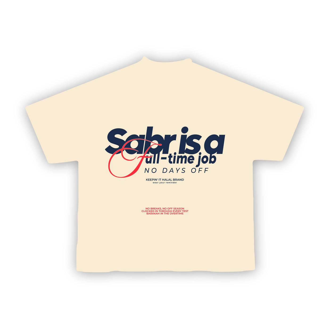 Full-Time Sabr Oversized Boxy Tee