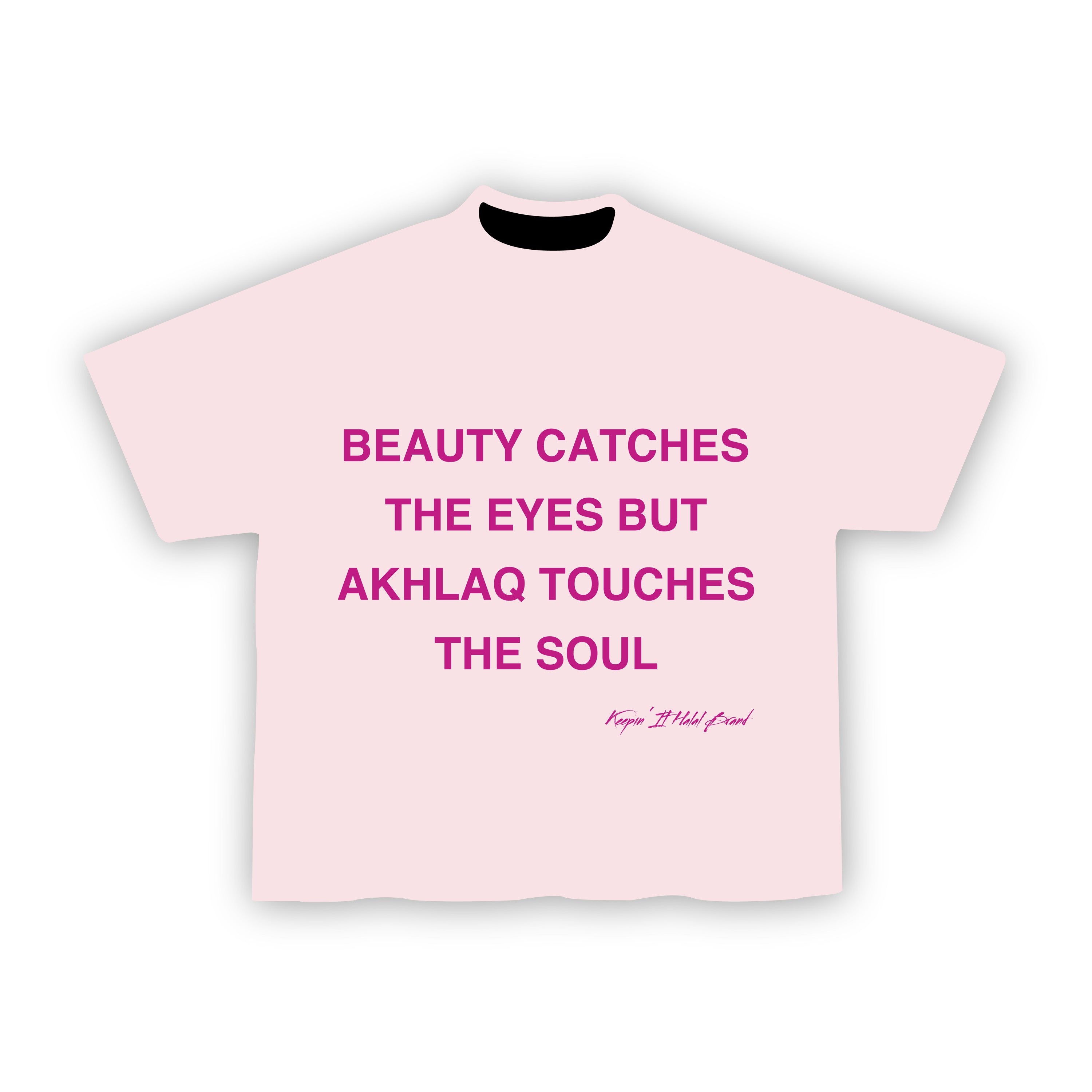 Akhlaq Over Beauty — Oversized Boxy Tee