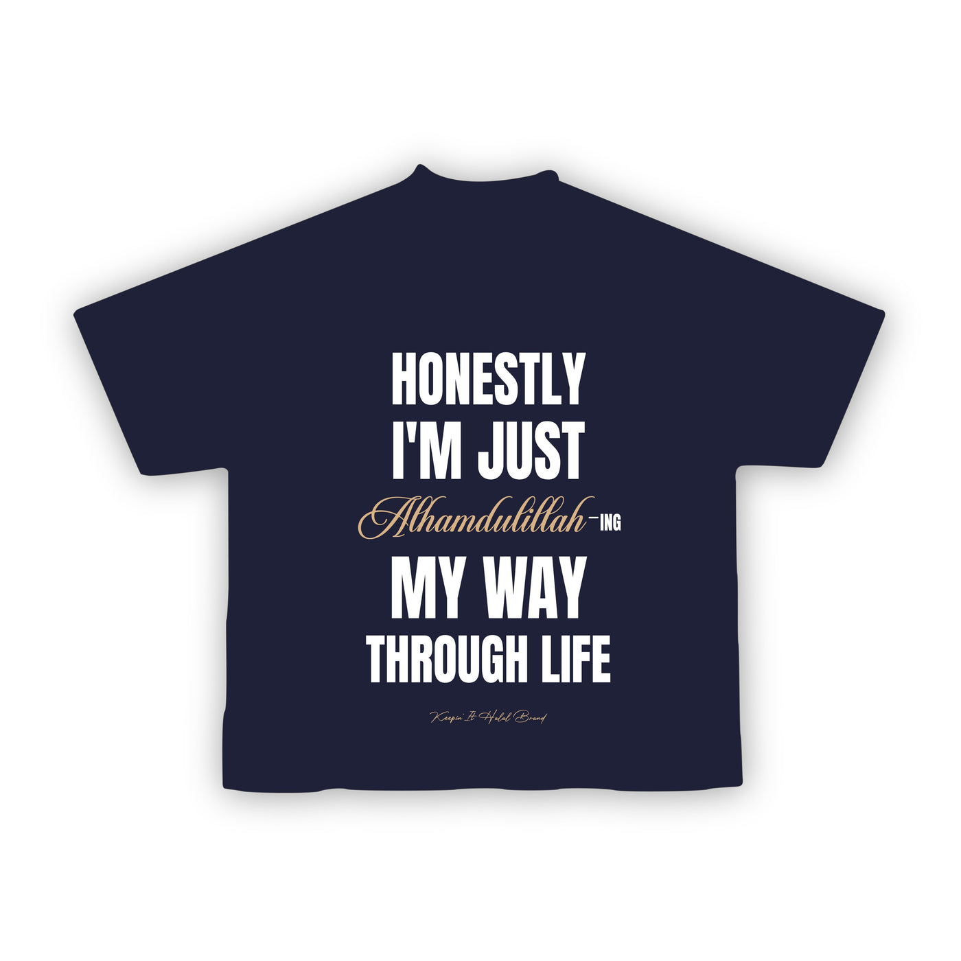 Honestly, Alhamdulillah Oversized Boxy Tee
