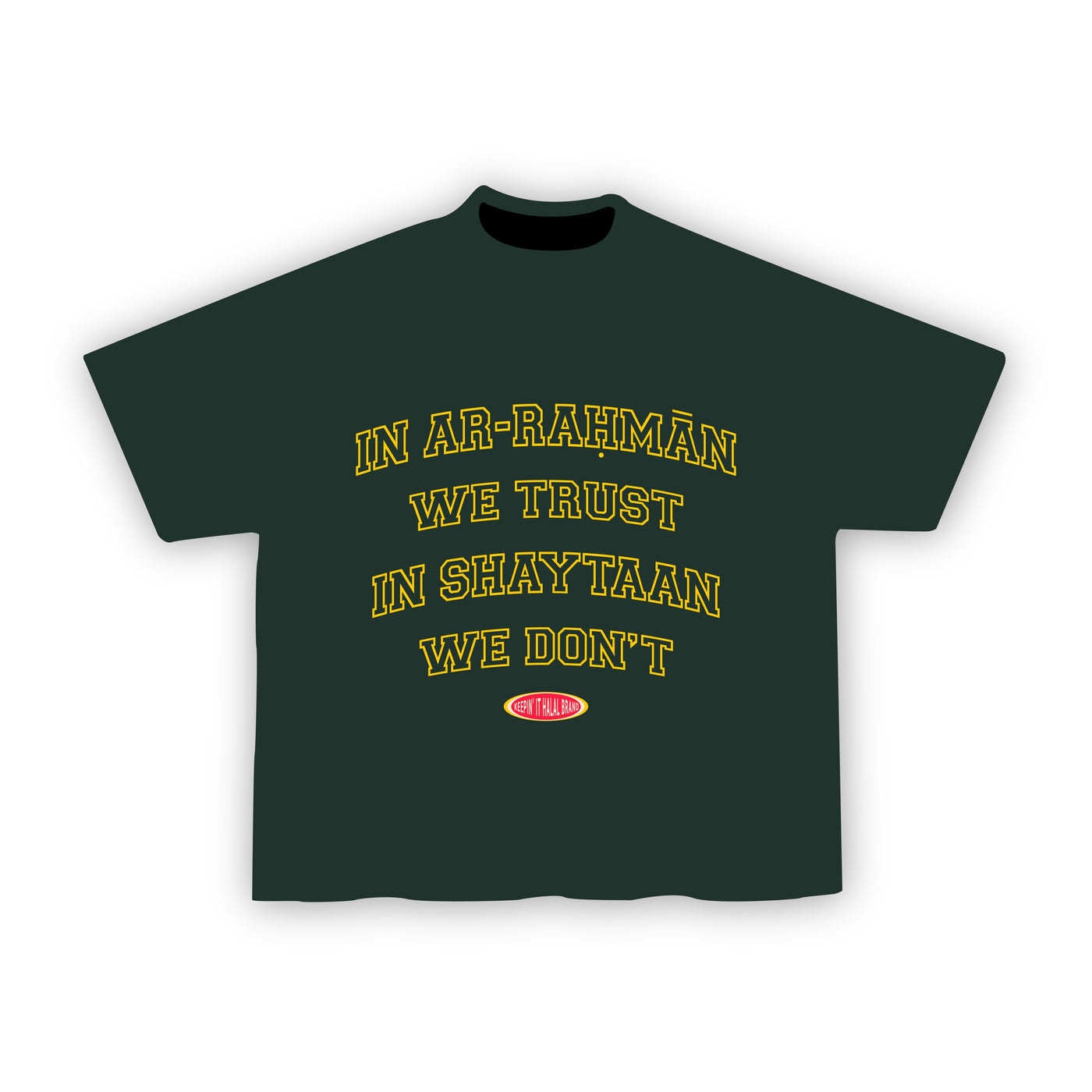 In Ar-Rahman We Trust Oversized Boxy Tee