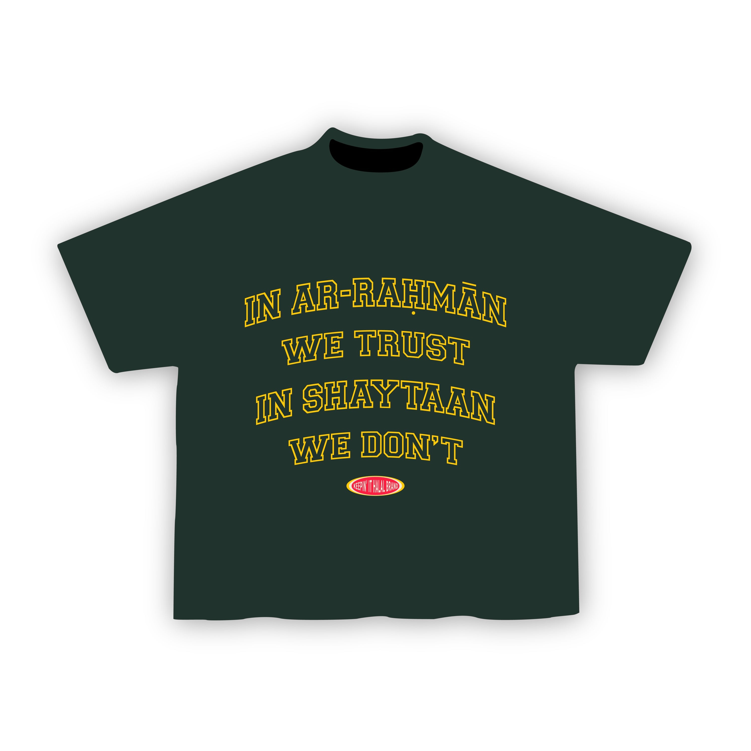 In Ar-Rahman We Trust — Oversized Boxy Tee