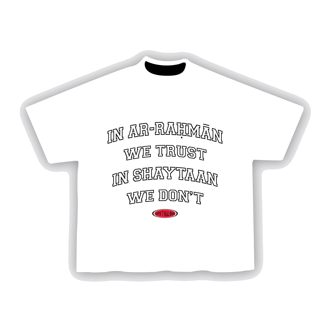In Ar-Rahman We Trust Oversized Boxy Tee