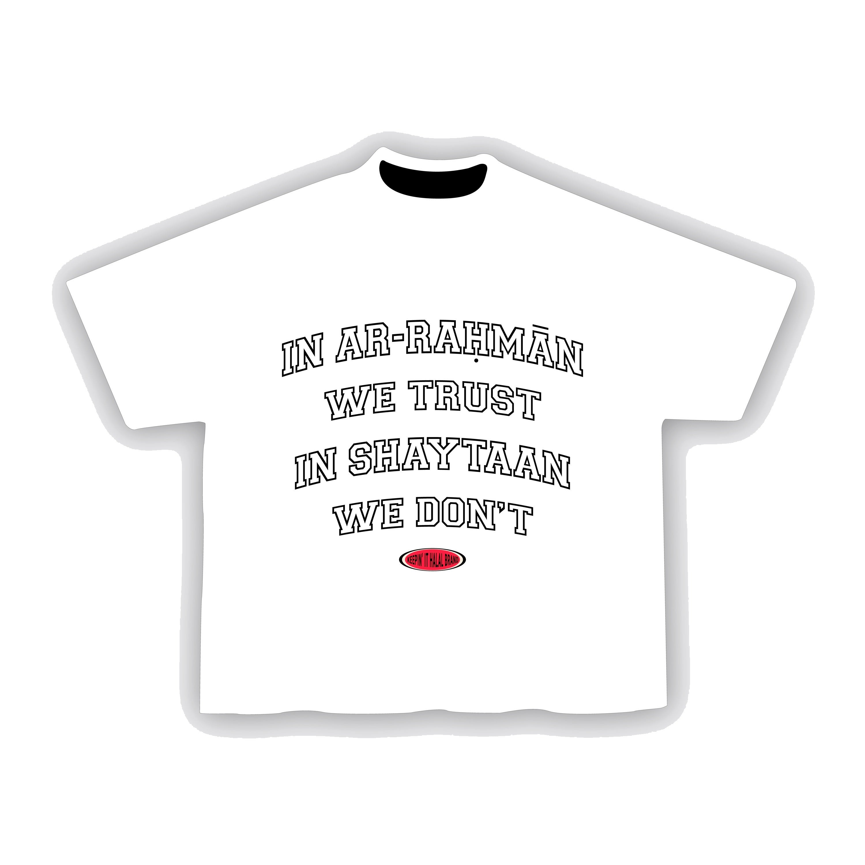In Ar-Rahman We Trust — Oversized Boxy Tee