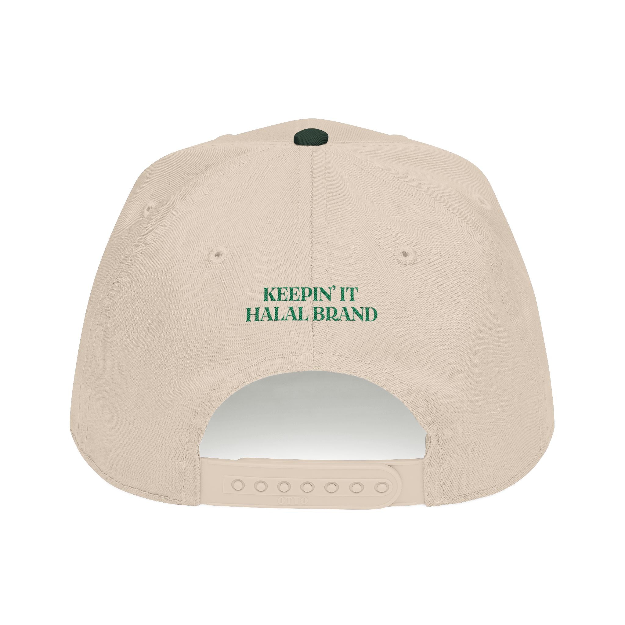 Sabr Cap — Ivory & Forest Green