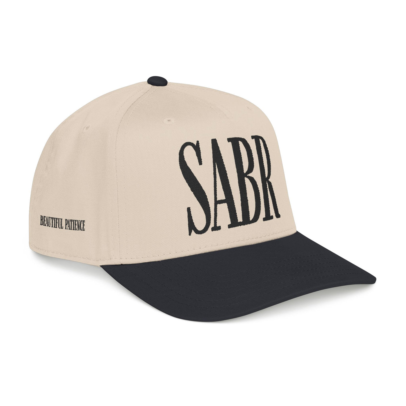 Sabr Cap Ivory & Black
