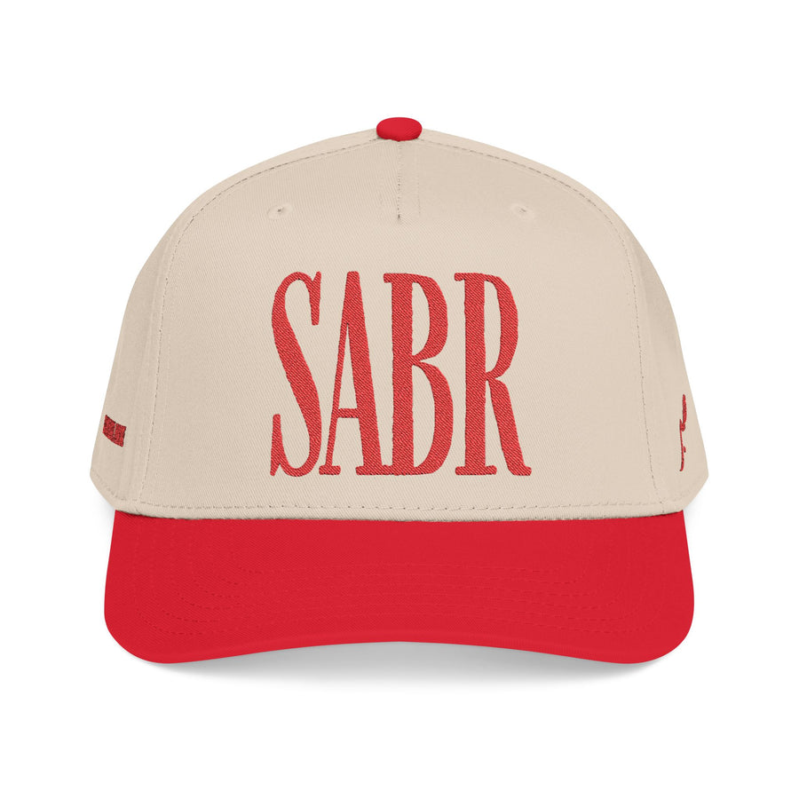 Sabr Cap Ivory & Red