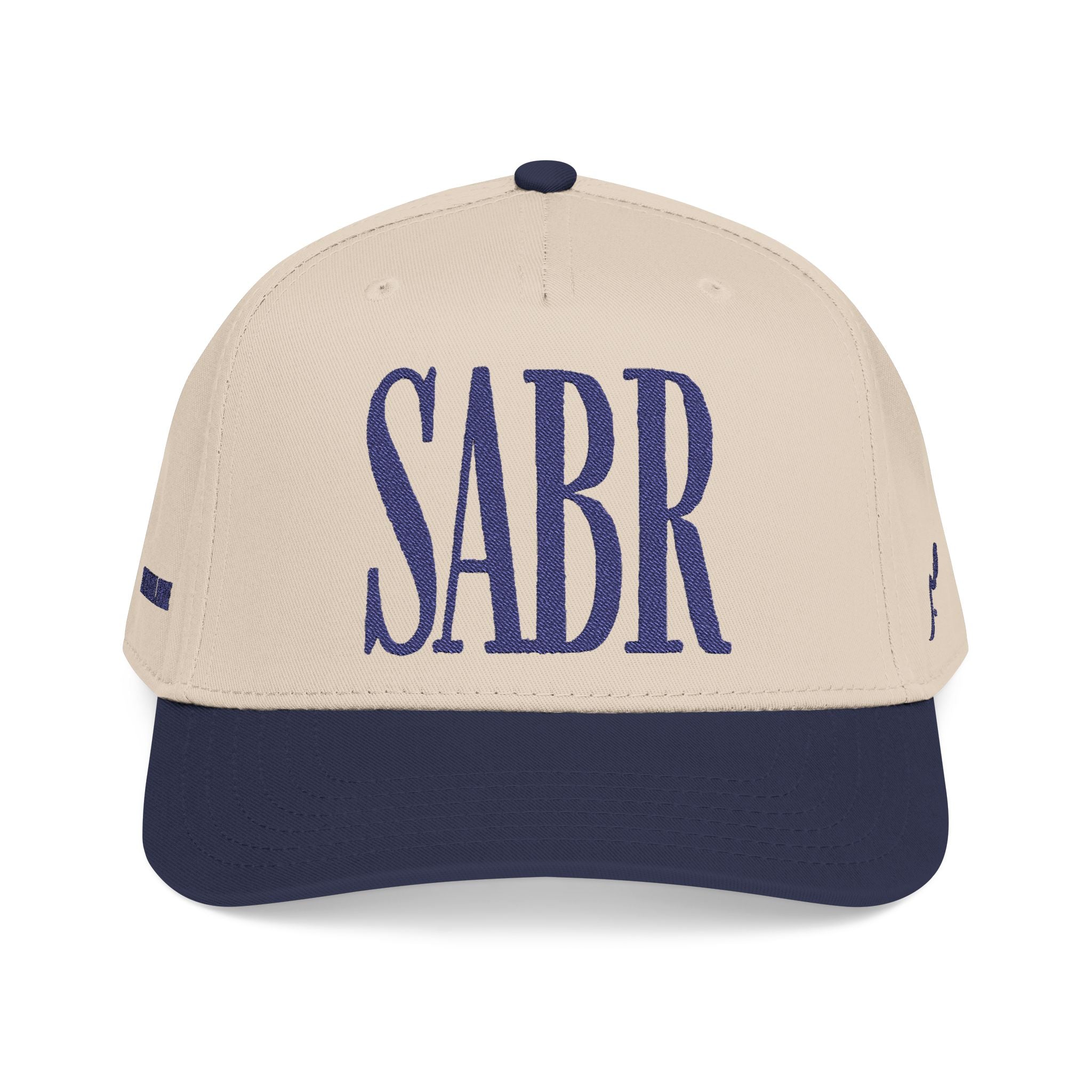 Sabr Cap — Ivory & Navy