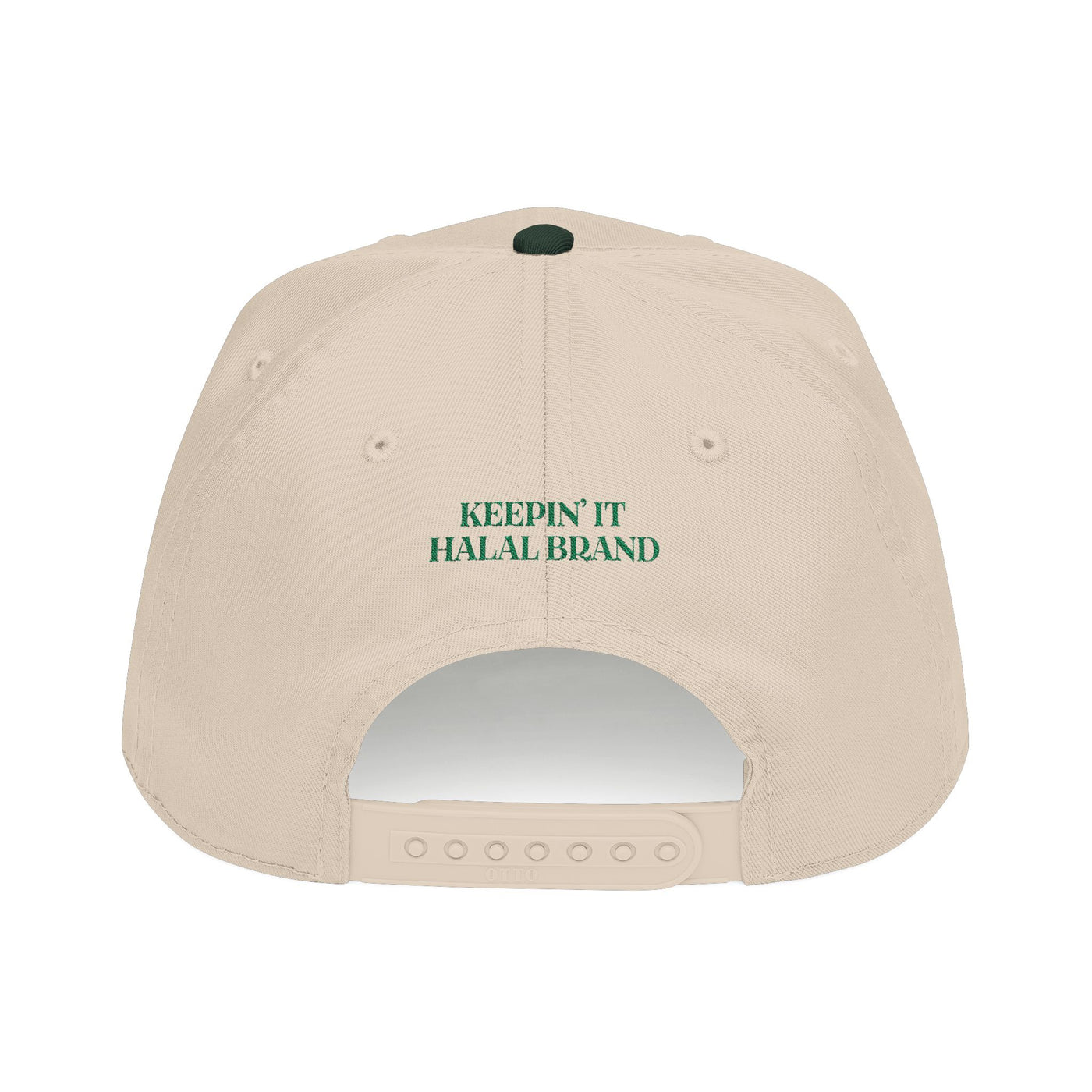 Sabr Cap Ivory & Forest Green
