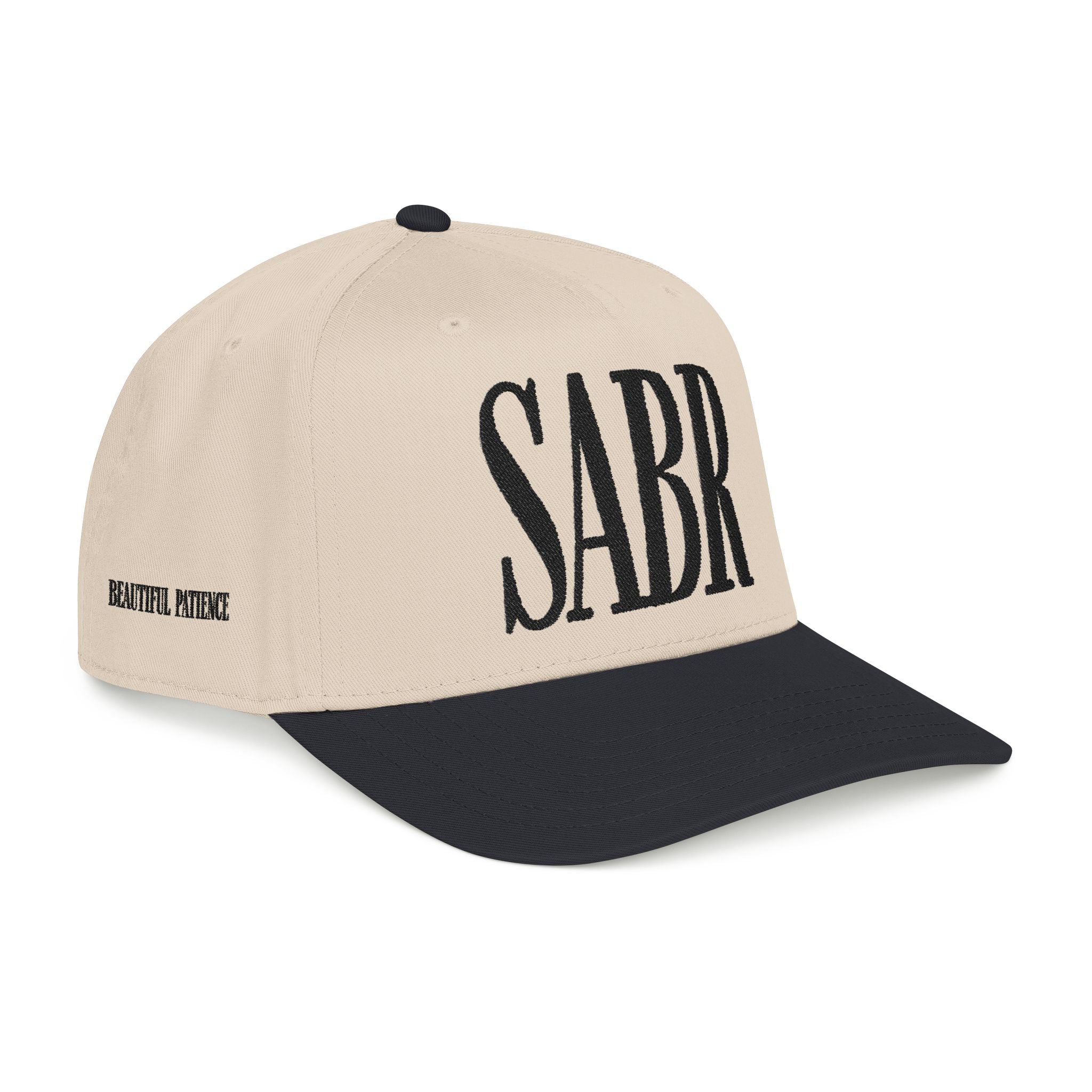 Sabr Cap — Ivory & Black